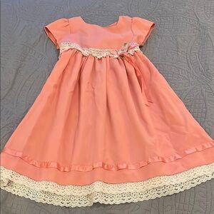 Rare Editions Pink Puff Sleeve Sundress